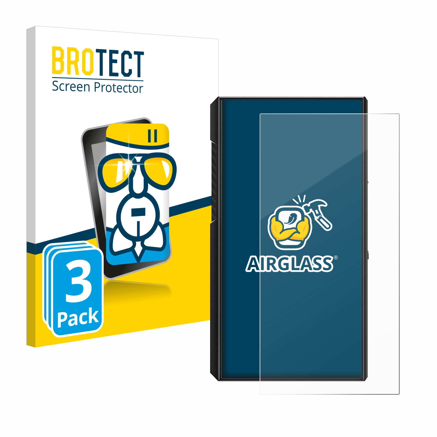BROTECT 3x Airglass klare FiiO Schutzfolie(für Plus) M11