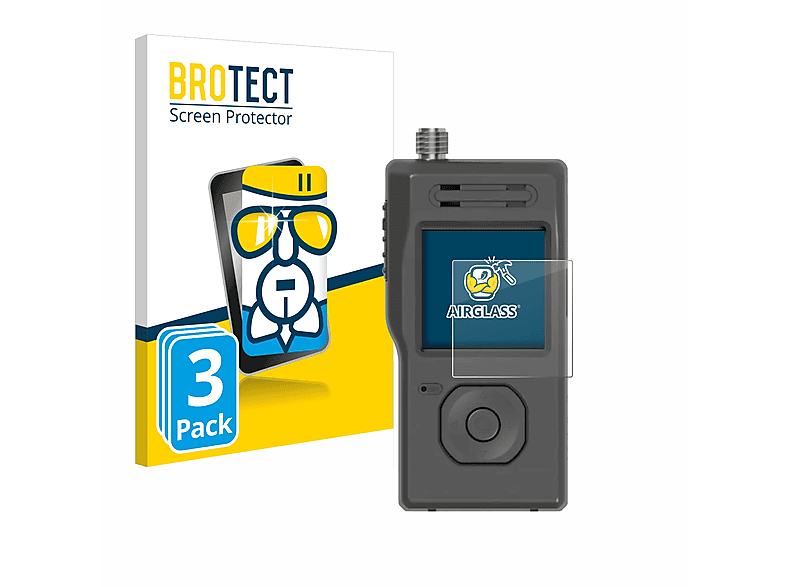 BROTECT 3x Airglass klare Schutzfolie(für WiMo PicoAPRS V4 Transceiver) | Schutzfolien & Schutzgläser