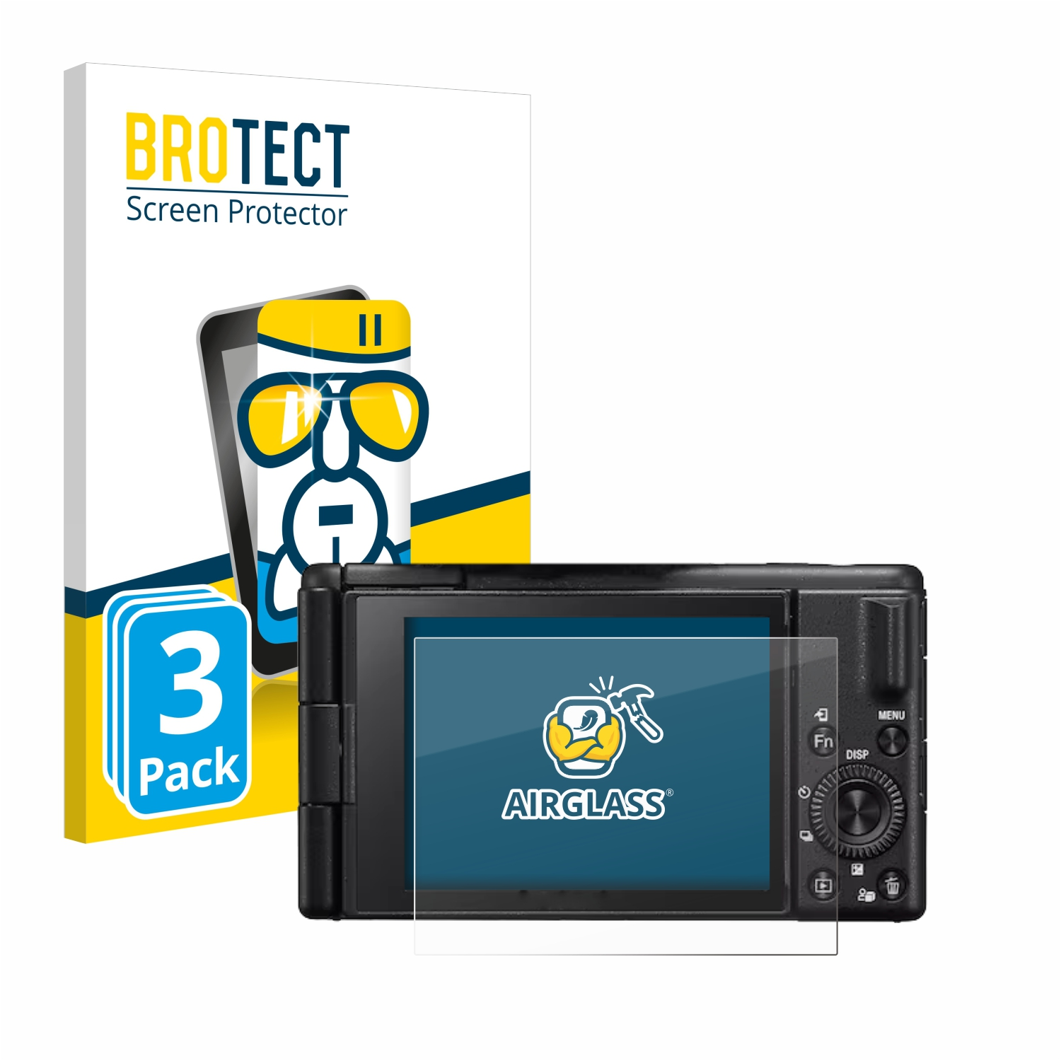 klare Vlog-Kamera) BROTECT Schutzfolie(für ZV-1 Sony II Airglass 3x