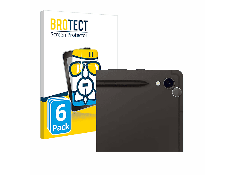 6x Schutzfolie(für S9 BROTECT Galaxy Samsung klare Airglass Tab 5G)