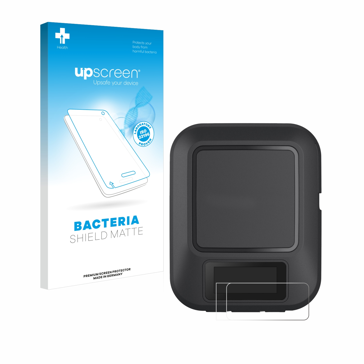 UPSCREEN antibakteriell inReach Schutzfolie(für matte Garmin Messenger) entspiegelt