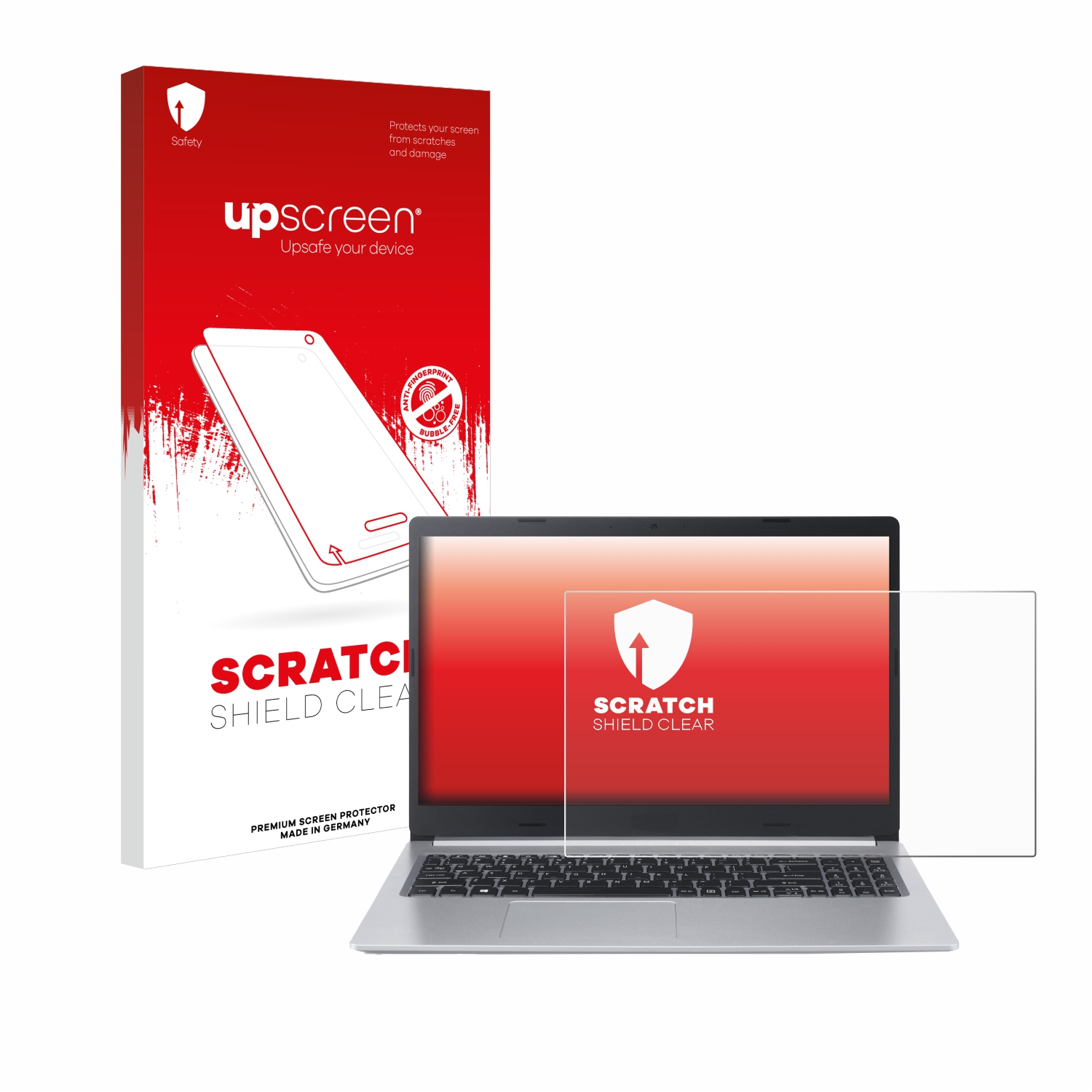 UPSCREEN Kratzschutz klare Schutzfolie(für 5 Aspire A515-45) Acer