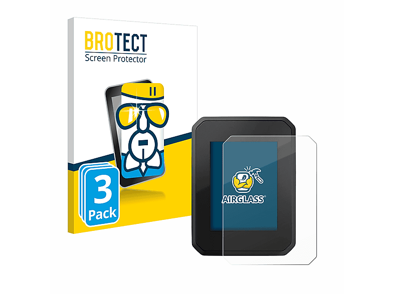 BROTECT 3x FIT klare Schutzfolie(für Airglass Display Compact)