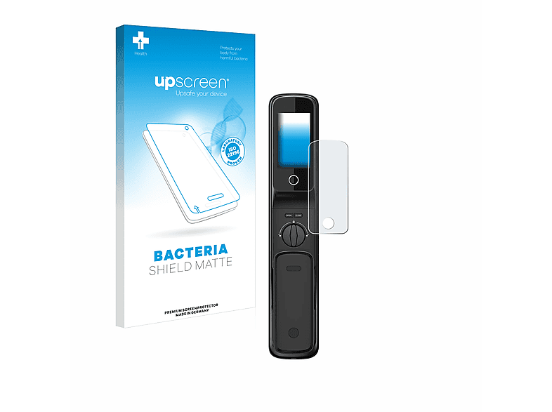 UPSCREEN antibakteriell entspiegelt matte Schutzfolie(für Philips Facial Recognition Smart Door Lock 4\