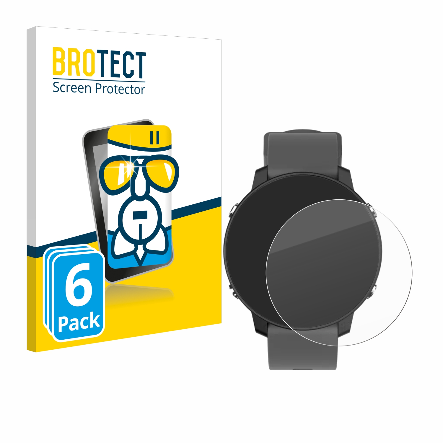 BROTECT 6x Airglass klare G5 GPS Watch) Schutzfolie(für Scope Shot