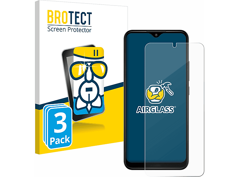 BROTECT 3x Airglass klare Schutzfolie(für C210) Nokia