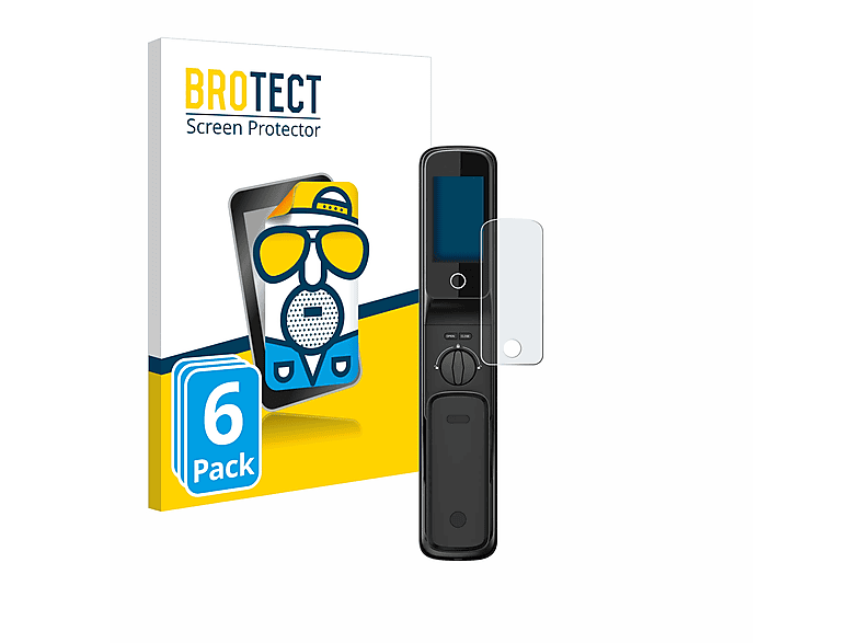 BROTECT 6x matte Schutzfolie(für Philips Facial Recognition Smart Door Lock 4\