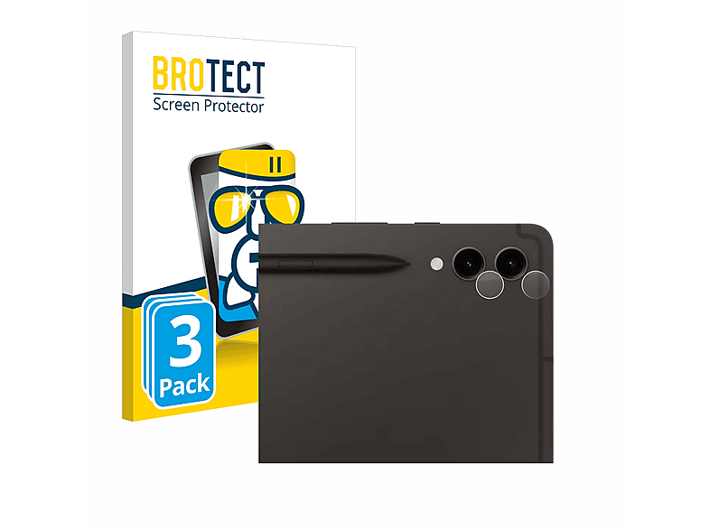BROTECT 3x Airglass klare Schutzfolie(für Samsung Galaxy Tab S9 Plus 5G)