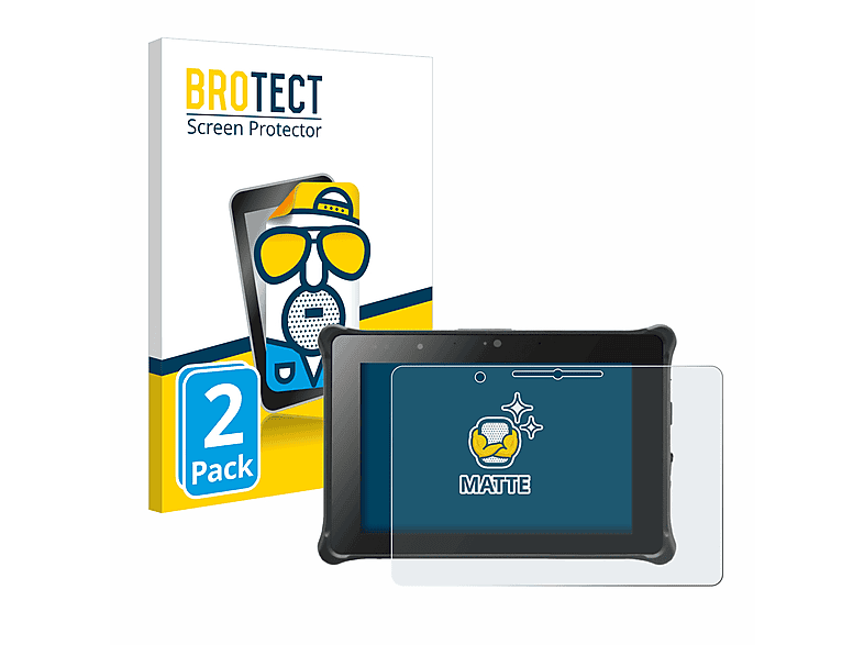 BROTECT 2x matte Schutzfolie(für Durabook R8 Tablet)