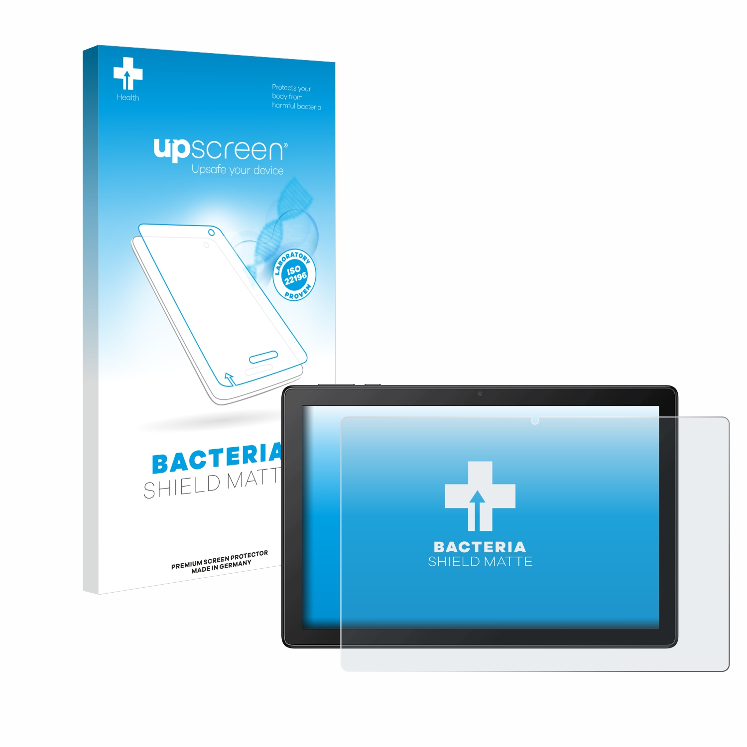 Schutzfolie(für antibakteriell 2020) UPSCREEN entspiegelt Alcatel 3T10 matte