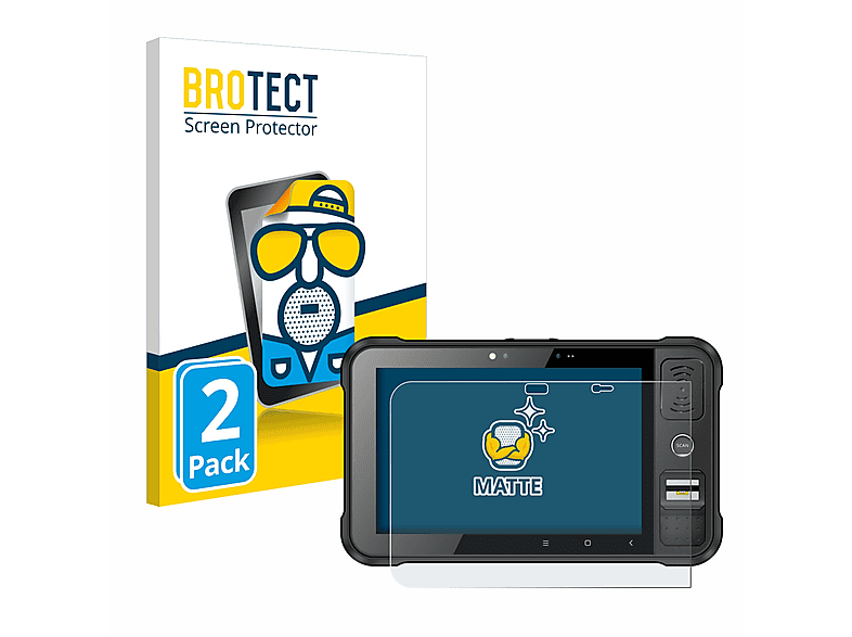 BROTECT 2x matte Schutzfolie(für Chainway P80 RFID Tablet)