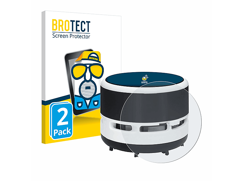 BROTECT 2x matte Schutzfolie(für Peach Mini Vacuum Cleaner  PA105)