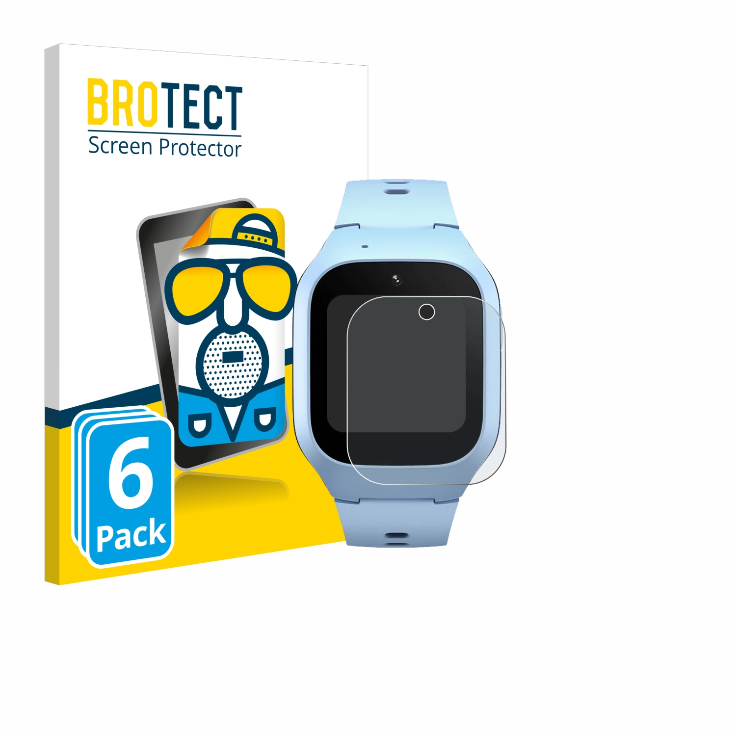 BROTECT 6x matte Kids Watch) Schutzfolie(für Xiaomi Smart