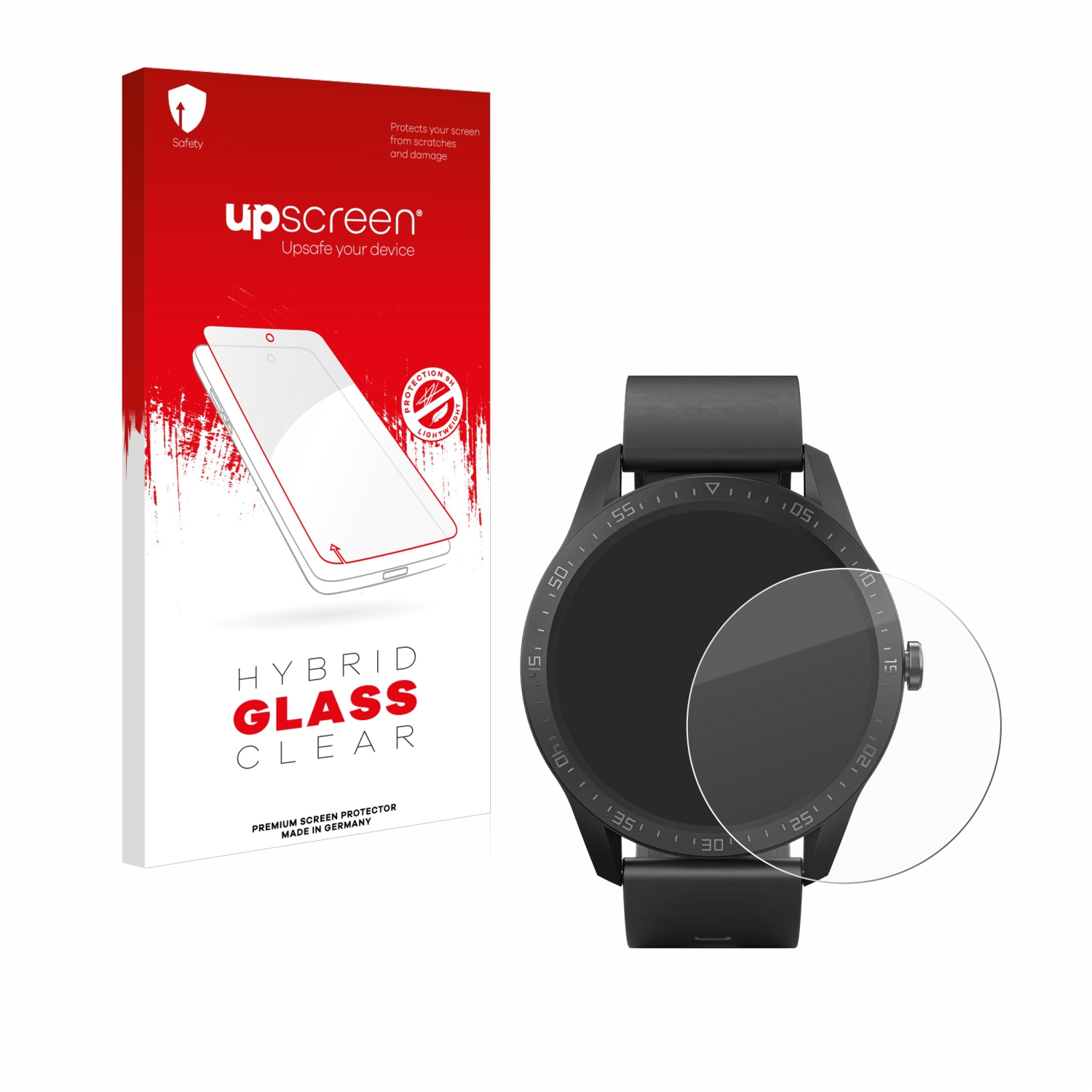 klare SilverCrest UPSCREEN Fitness-Smartwatch) Schutzfolie(für