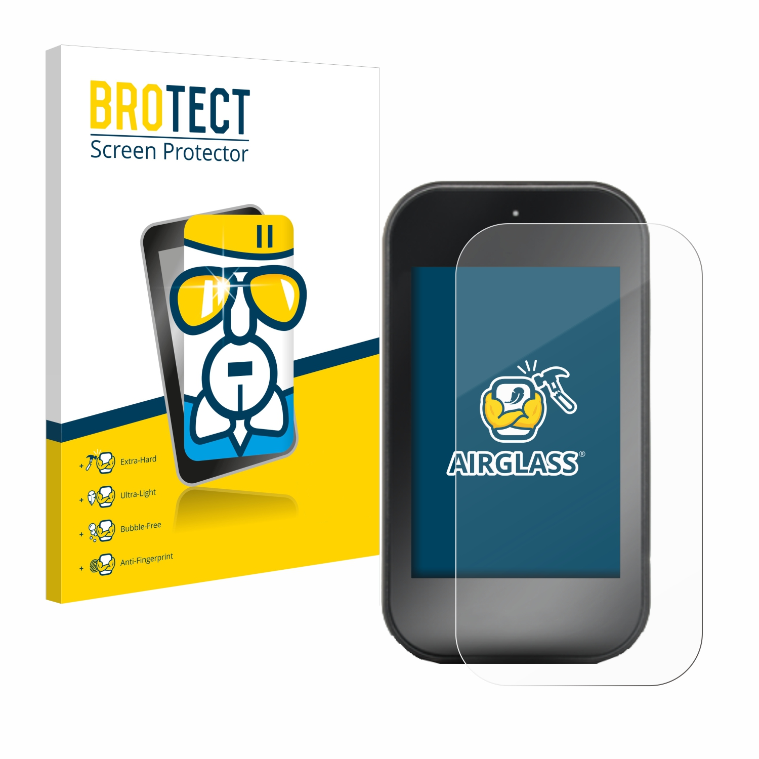 BROTECT Airglass klare Schutzfolie(für ADM) EOFlow controller EOPatch