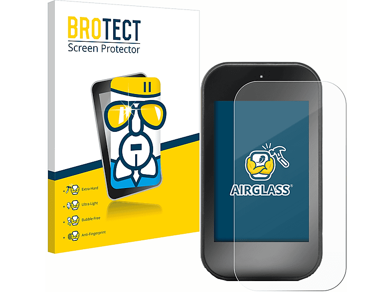 BROTECT Airglass klare Schutzfolie(für EOFlow EOPatch controller ADM)