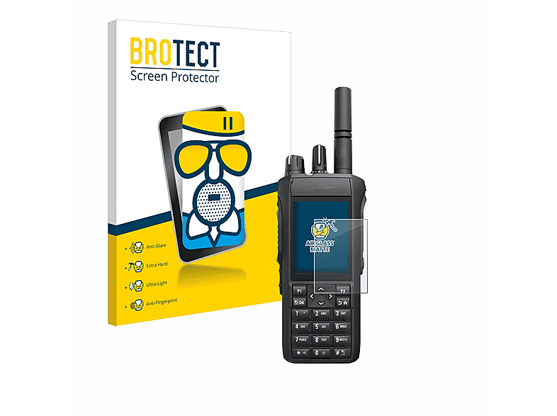 BROTECT Airglass R7) Schutzfolie(für Mototrbo matte Motorola