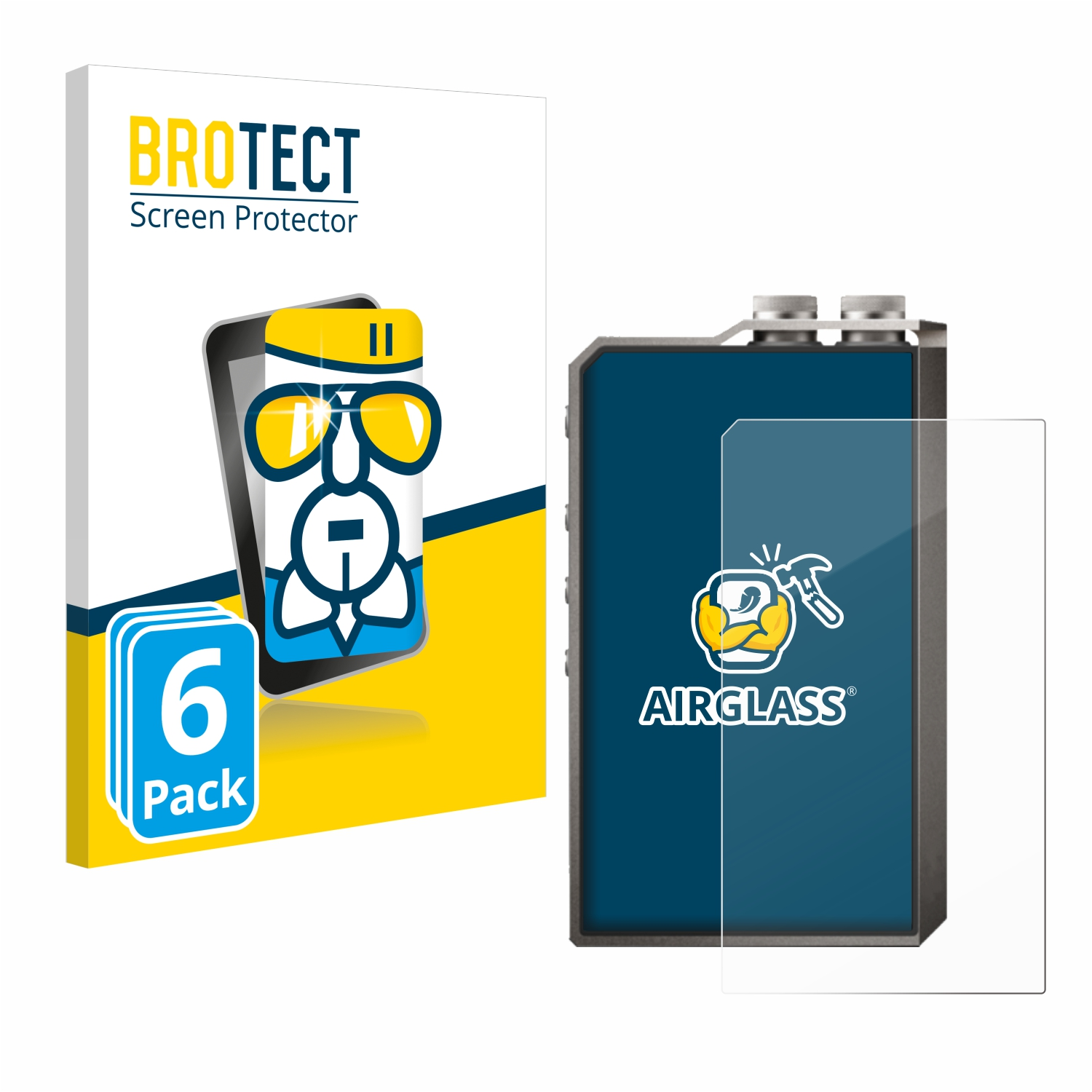 BROTECT 6x Airglass klare Schutzfolie(für Cowon 2) Plenue