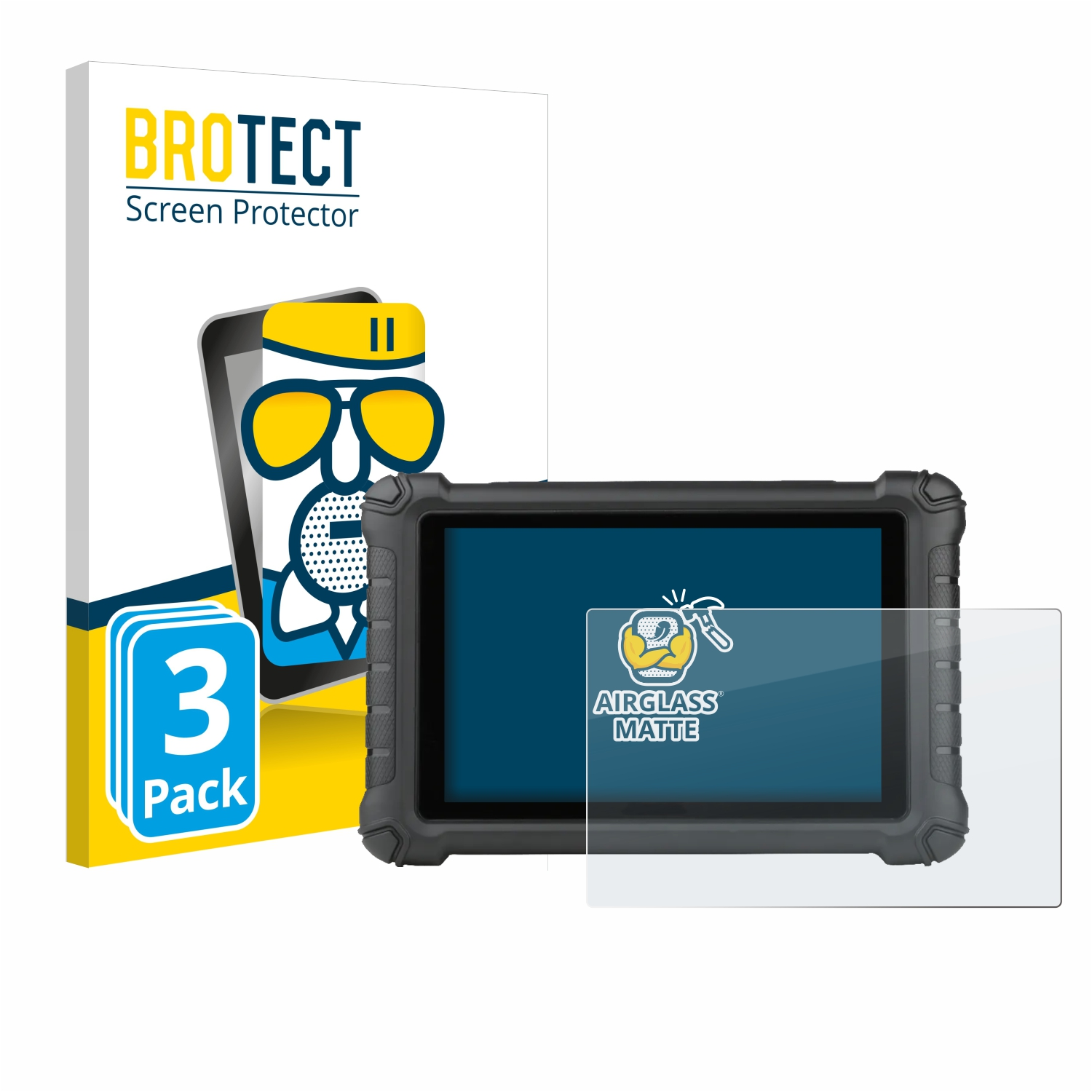BROTECT 3x Airglass Schutzfolie(für MX900c) Autel matte