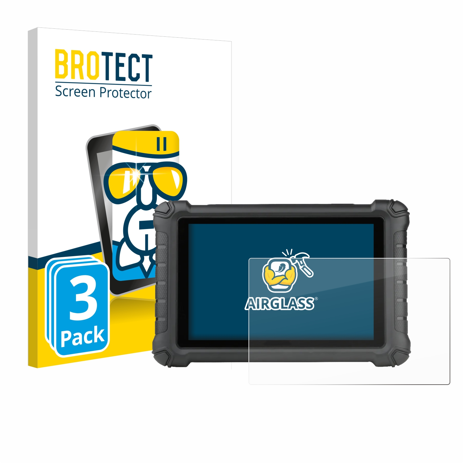 Airglass BROTECT 3x Schutzfolie(für Autel klare MX900c)