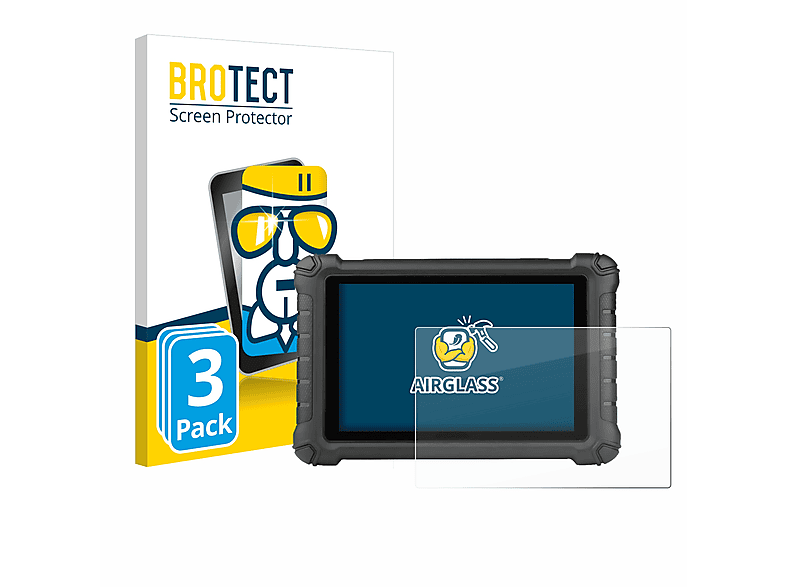BROTECT Airglass Autel MX900c) 3x klare Schutzfolie(für
