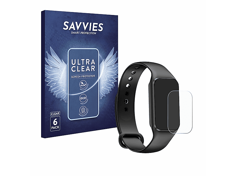 SAVVIES 6x klare Schutzfolie(für Blackview BV-R1)