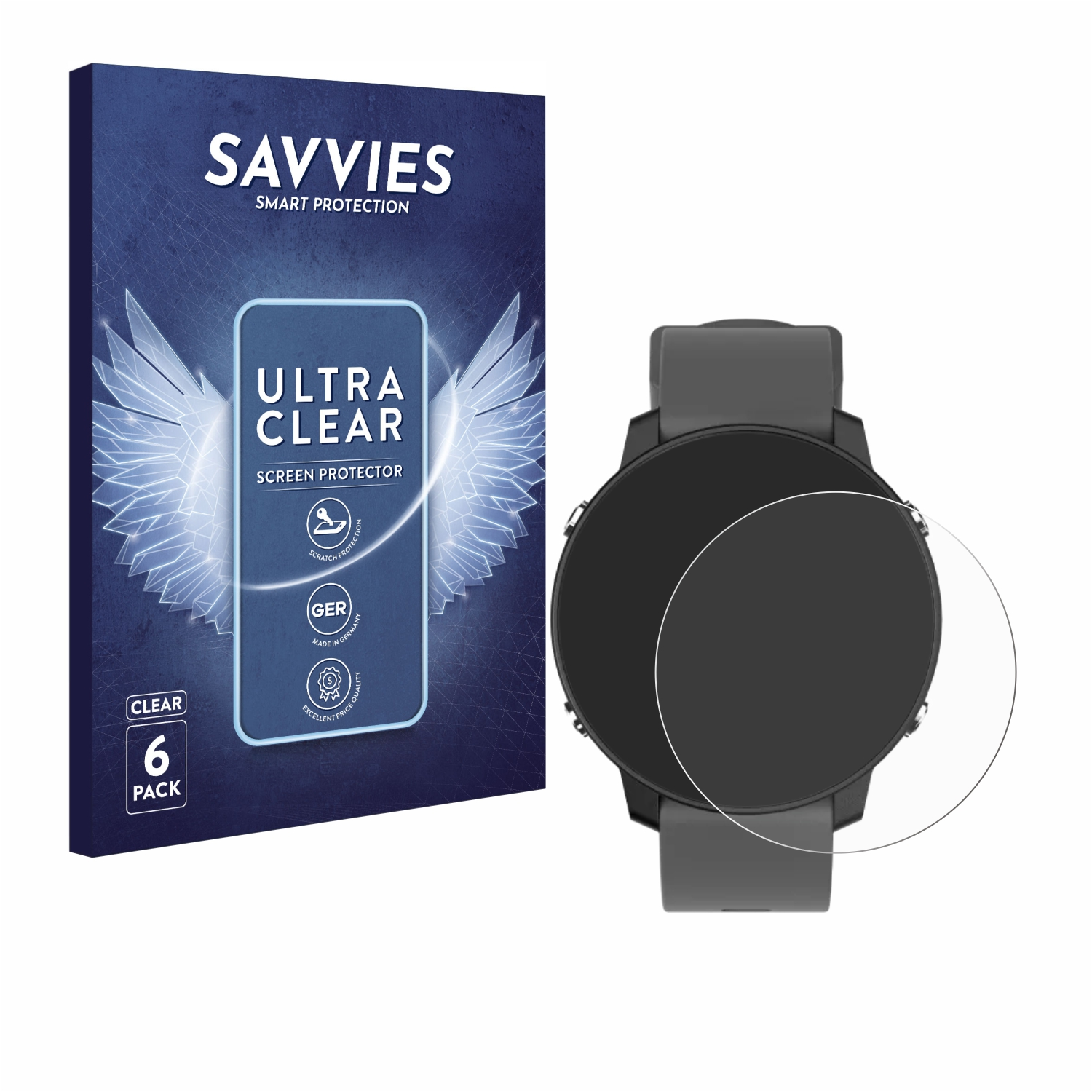SAVVIES 6x Watch) Schutzfolie(für G5 GPS Scope klare Shot