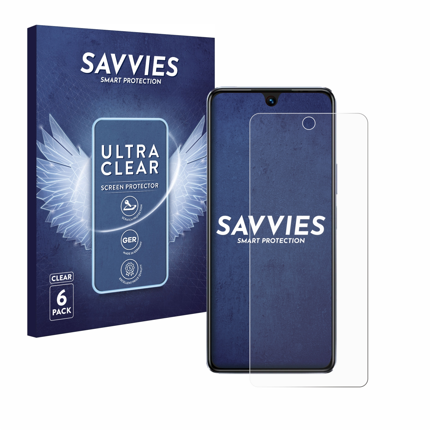 SAVVIES Infinix 5G) 6x klare Hot 30 Schutzfolie(für