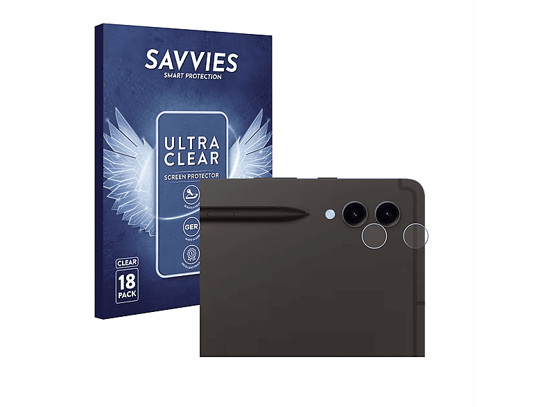 S9 Tab Ultra 18x Schutzfolie(für klare WiFi Samsung (NUR SAVVIES Kamera)) Galaxy