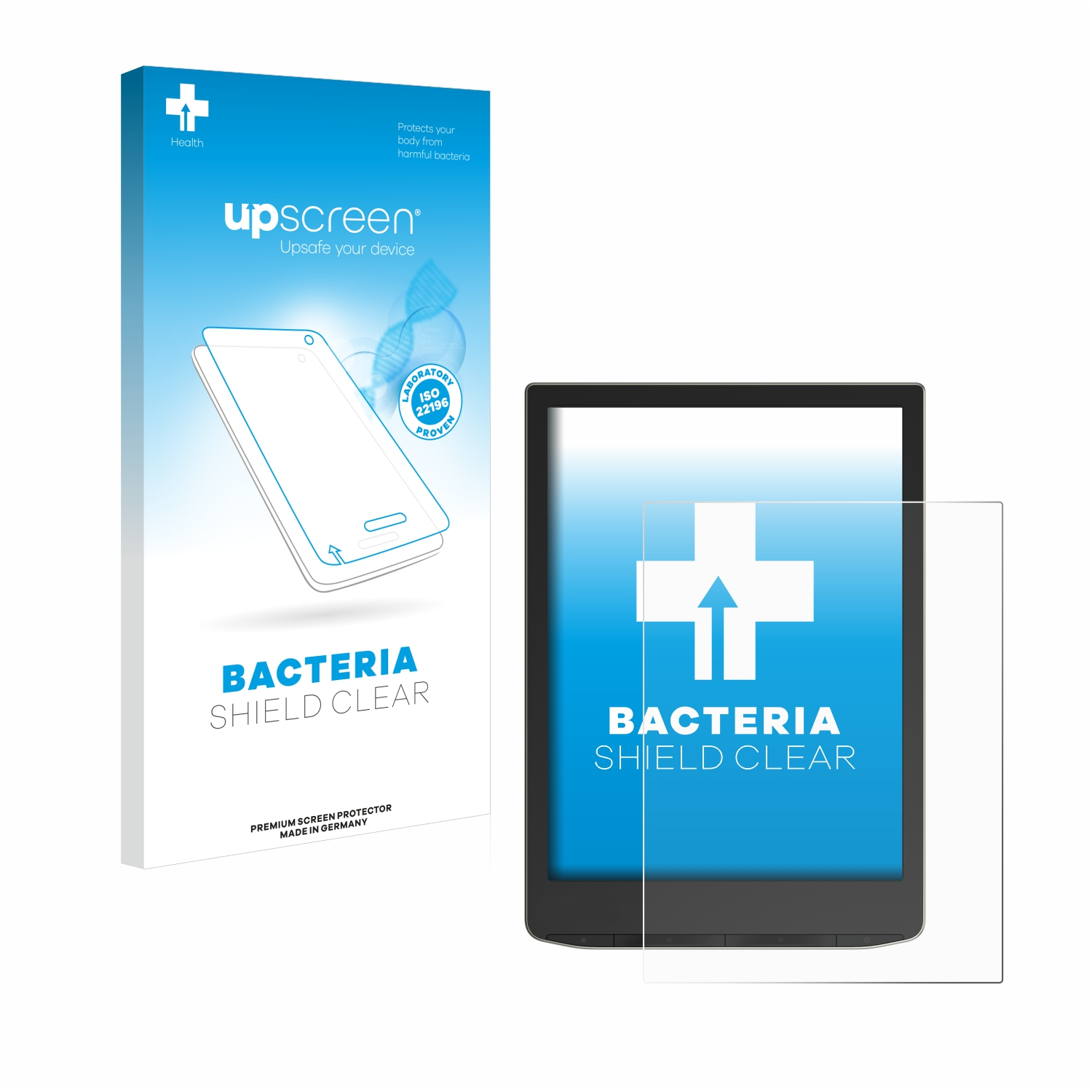 PocketBook Color 2) InkPad UPSCREEN klare Schutzfolie(für antibakteriell