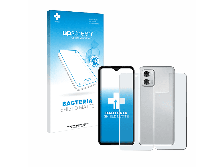 UPSCREEN antibakteriell Motorola Moto entspiegelt Schutzfolie(für G73 matte 5G)