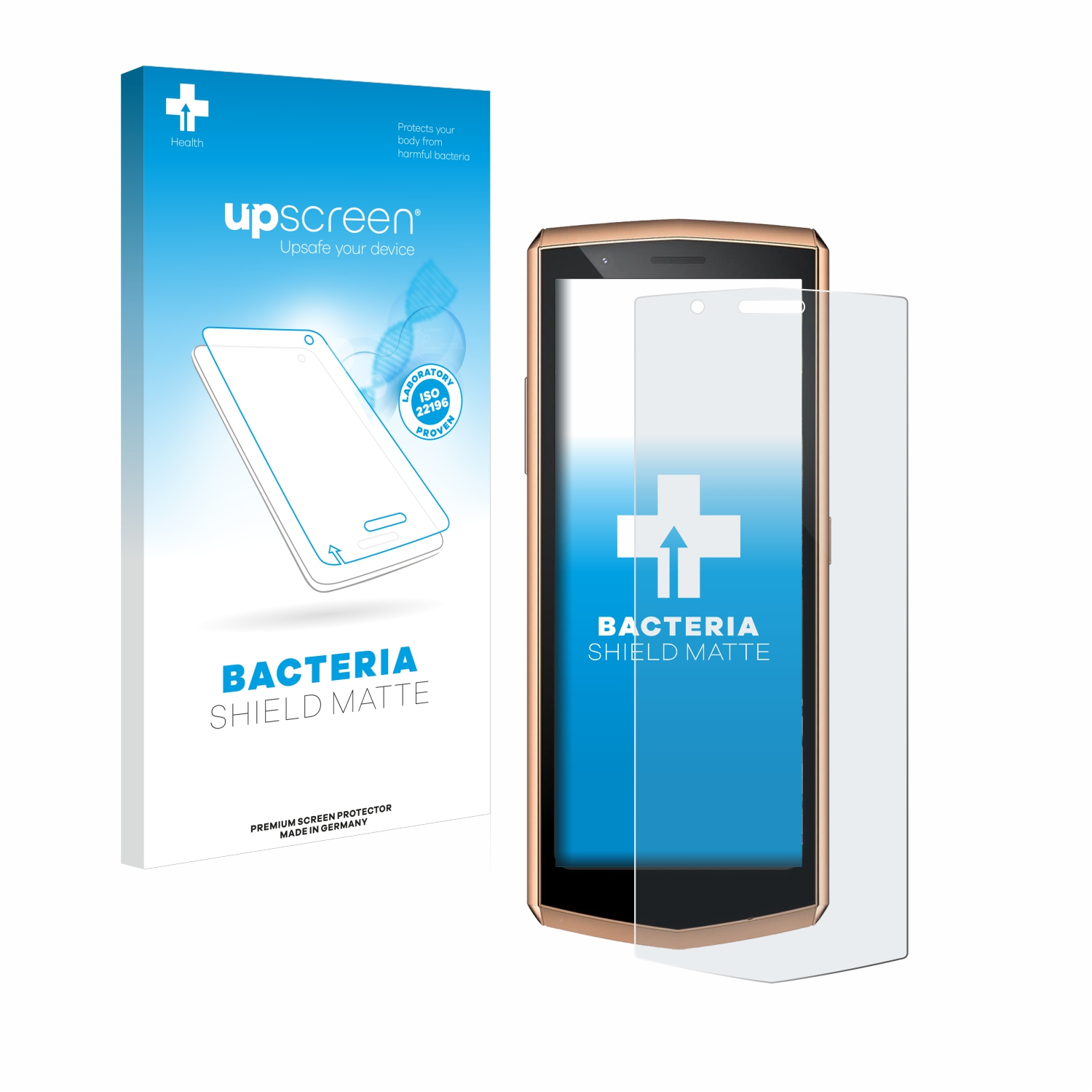UPSCREEN antibakteriell Cubot entspiegelt 3) Pocket Schutzfolie(für matte