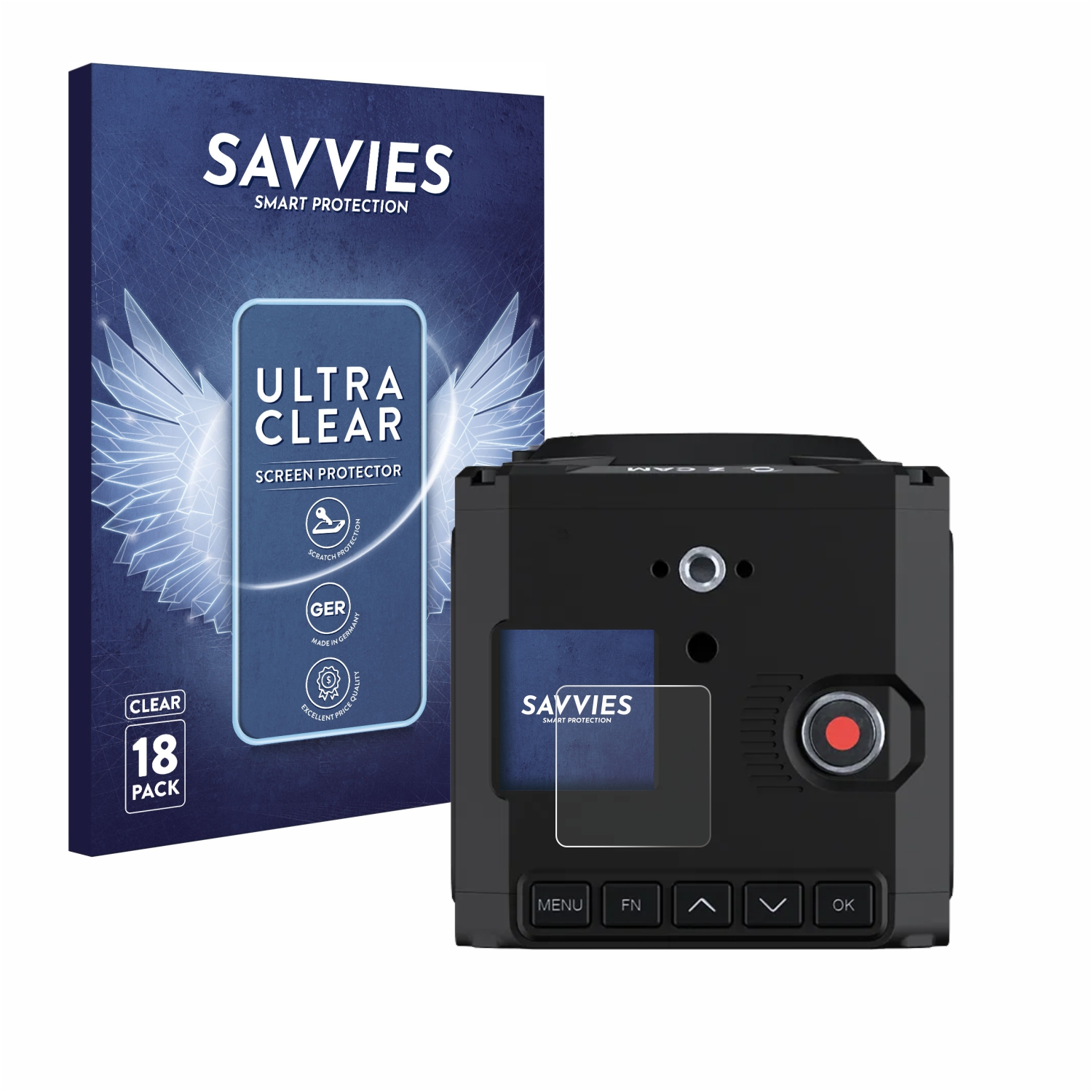 SAVVIES 18x klare Schutzfolie(für 4K CAM Z Camera) Cinema E2-M4