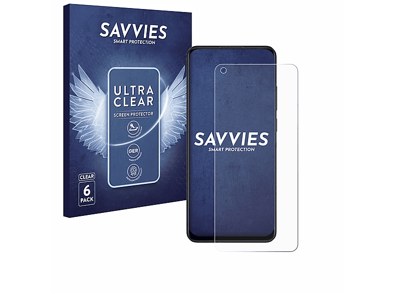 SAVVIES 6x klare Oppo 4G) Schutzfolie(für A78