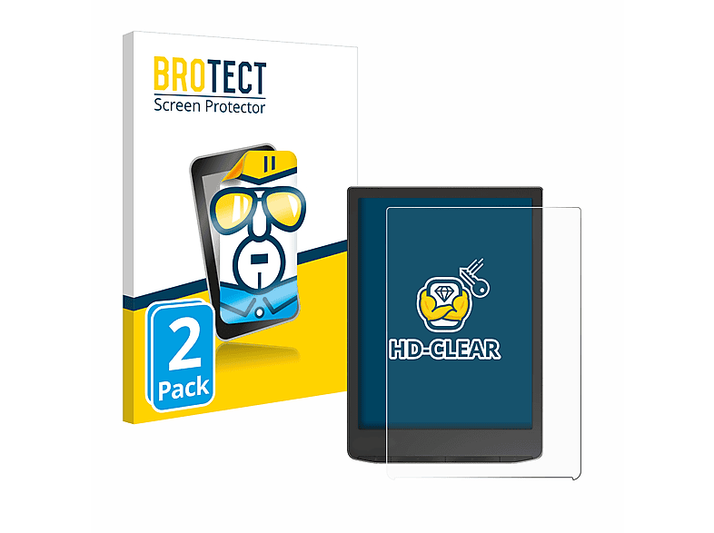 BROTECT 2x klare Schutzfolie(für PocketBook InkPad 4)