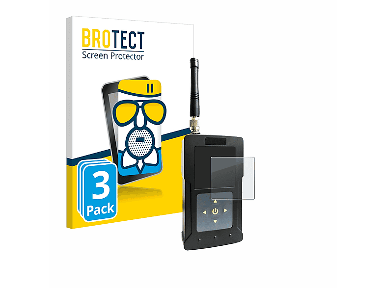 BROTECT 3x Airglass matte Schutzfolie(für Stonex SR02 External Radio)