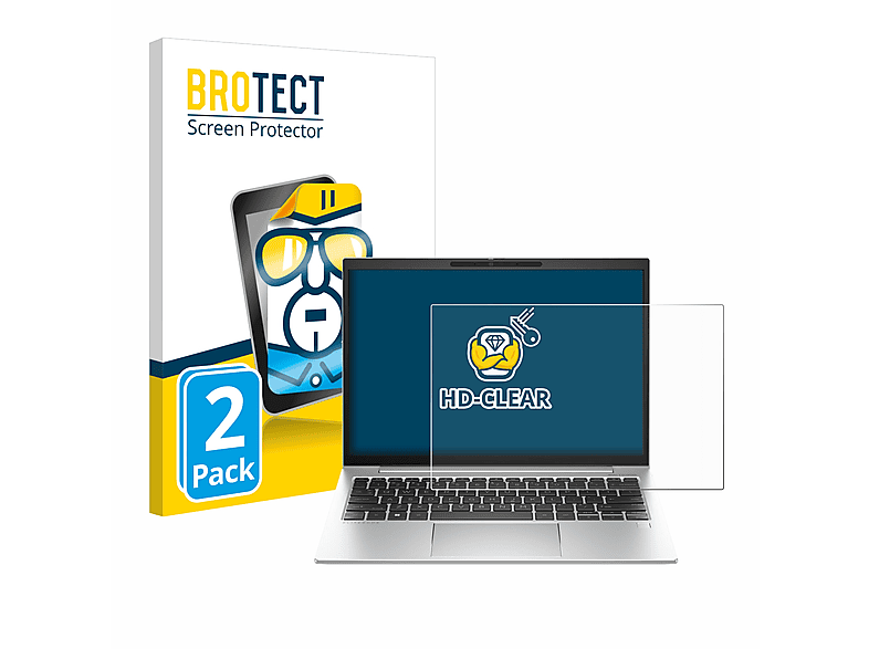 BROTECT 2x klare Schutzfolie(für HP G10) 835 EliteBook