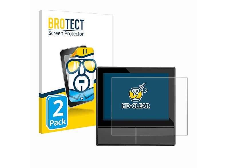 BROTECT 2x klare Schutzfolie(für SONOFF NSPanel Smart Scene Wall Switch EU) | Schutzfolien & Schutzgläser