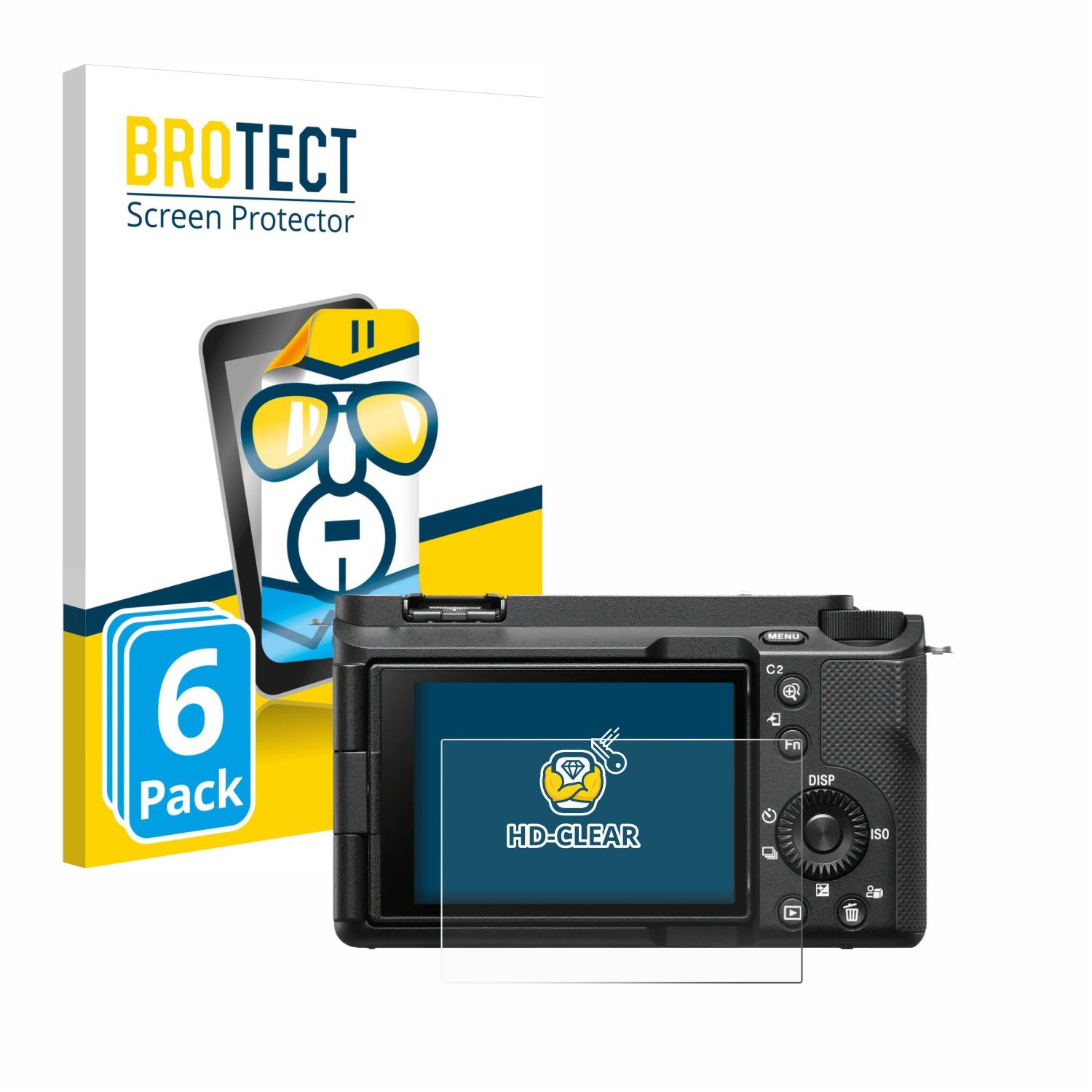 BROTECT 6x klare Schutzfolie(für Sony ZV-E1) Alpha