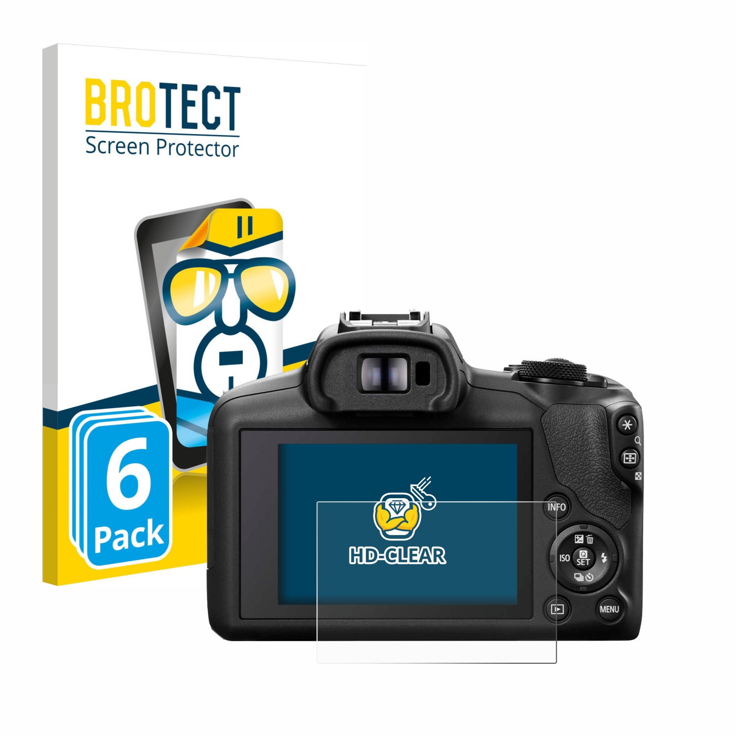Canon klare Schutzfolie(für BROTECT R100) 6x EOS