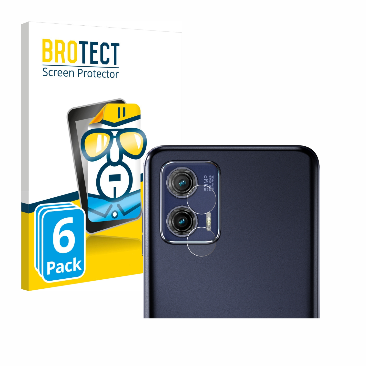 BROTECT 6x klare Schutzfolie(für Motorola 5G) G73 Moto