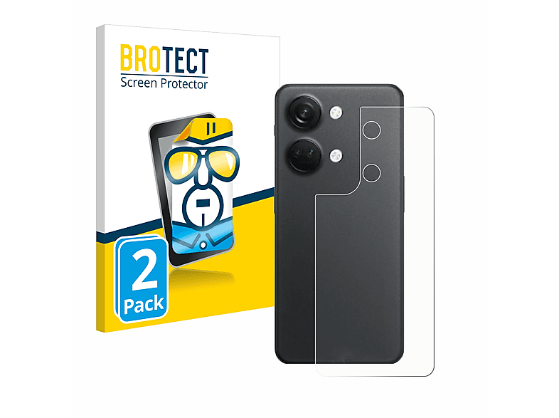 2x Nord BROTECT OnePlus 3 5G) klare Schutzfolie(für