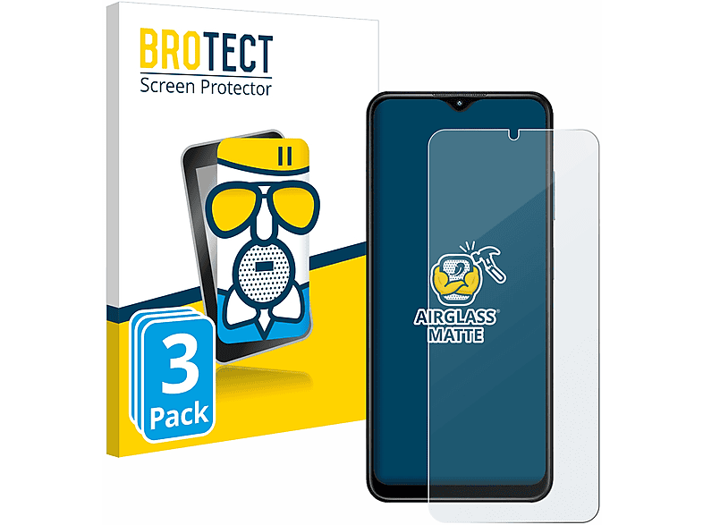 BROTECT 3x Schutzfolie(für Nokia matte G310) Airglass