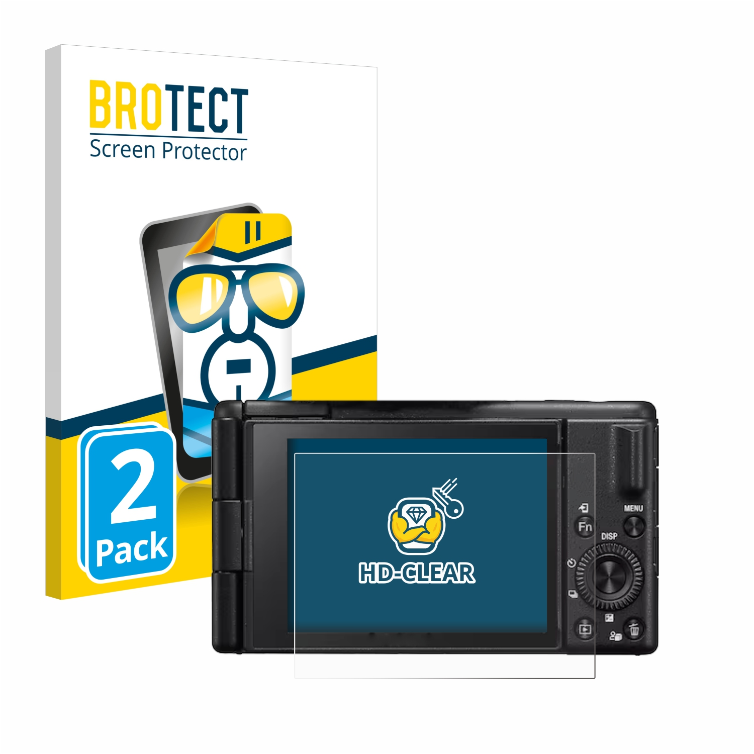 Sony Vlog-Kamera) Schutzfolie(für II klare BROTECT 2x ZV-1