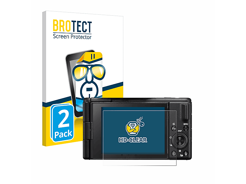 Sony Vlog-Kamera) Schutzfolie(für II klare BROTECT 2x ZV-1