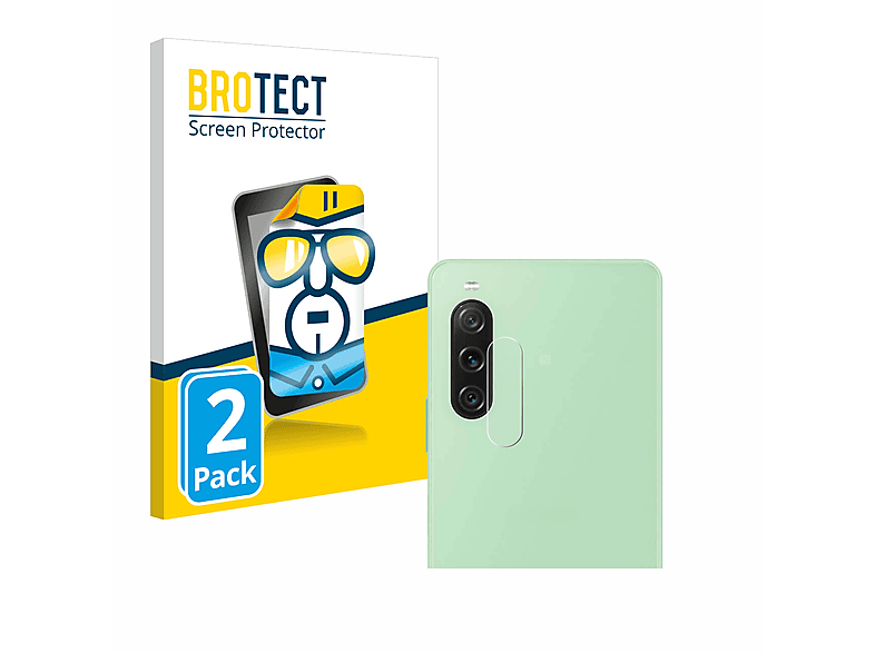BROTECT 2x klare Schutzfolie(für Sony Xperia 10 V) | Displayschutzfolien & Gläser