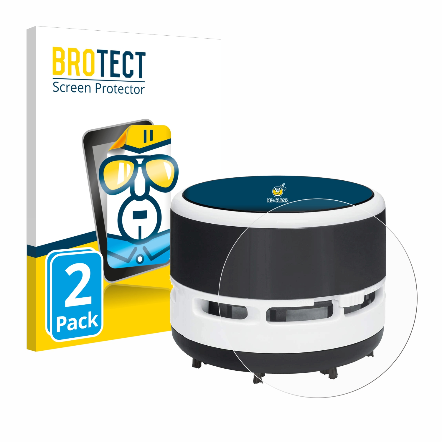 BROTECT 2x klare Peach Cleaner Vacuum Mini PA105) Schutzfolie(für
