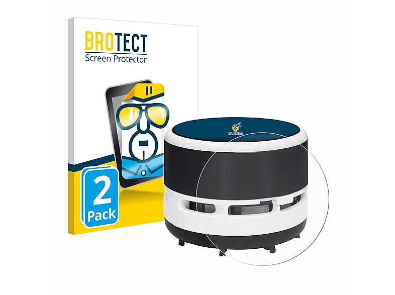 BROTECT 2x klare Schutzfolie(für Peach Mini Vacuum Cleaner  PA105) | Schutzfolien & Schutzgläser
