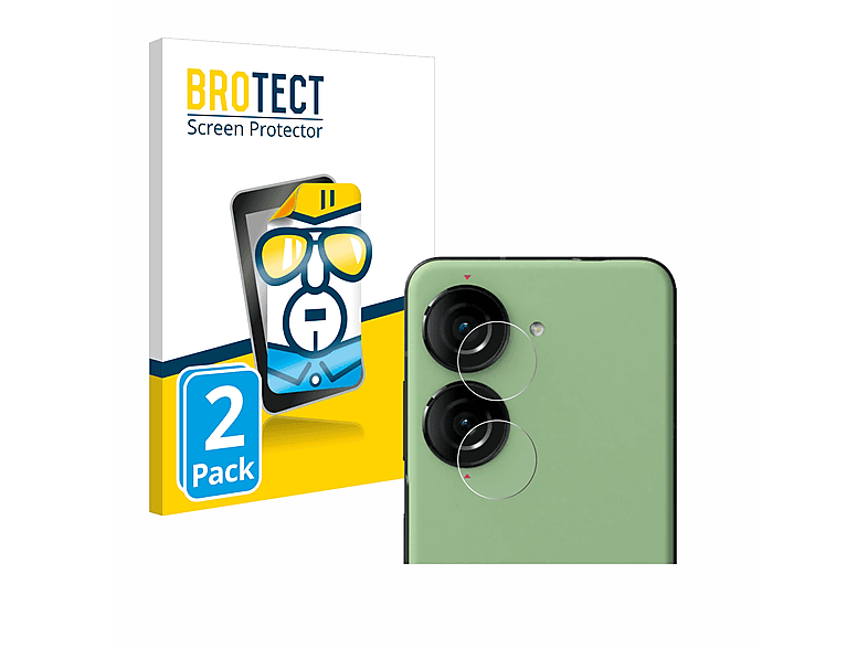 2x klare ZenFone BROTECT 10) Schutzfolie(für ASUS