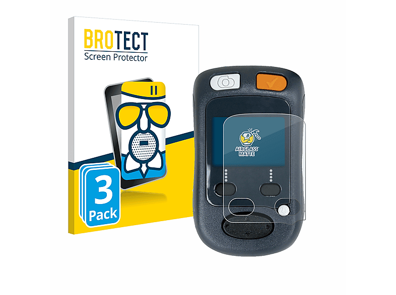 BROTECT 3x Airglass matte Schutzfolie(für Medtronic DBS Intercept Programmer 37441) | Schutzfolien & Schutzgläser